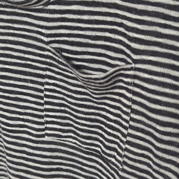 Maurices Black and White Cap Sleeve Shirt - Picture 3 of 6